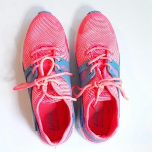 LA Gear Women's Tennis Shoes Size 5 Coral & Blue